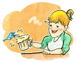 Dinsor & Jibjib : The little artists sticker #1564561