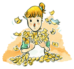 Dinsor & Jibjib : The little artists sticker #1564562