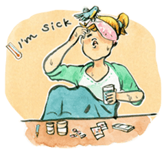 Dinsor & Jibjib : The little artists sticker #1564567