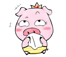 Piggy Princess sticker #1564660