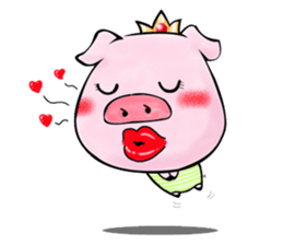 Piggy Princess sticker #1564664