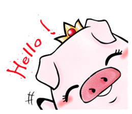Piggy Princess sticker #1564671