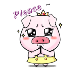 Piggy Princess sticker #1564694