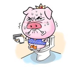 Piggy Princess sticker #1564695