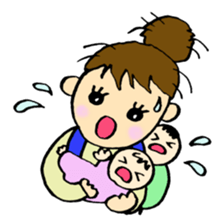 Nursery teacher and Mam sticker #1565299