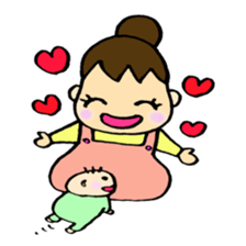 Nursery teacher and Mam sticker #1565302