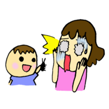 Nursery teacher and Mam sticker #1565314