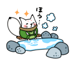 YAMAGUCHI-BEN white fox 2 sticker #1565541