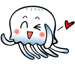 Sea angel and Jellyfish sticker #1565598
