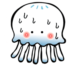 Sea angel and Jellyfish sticker #1565600