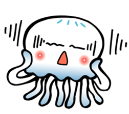 Sea angel and Jellyfish sticker #1565606