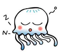 Sea angel and Jellyfish sticker #1565607