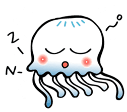 Sea angel and Jellyfish sticker #1565607