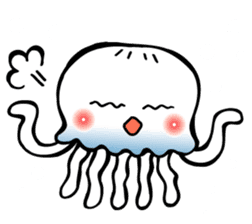 Sea angel and Jellyfish sticker #1565609