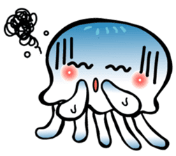 Sea angel and Jellyfish sticker #1565611