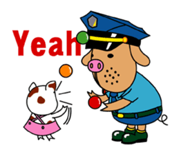 COSPLAY TON_CHAN [THE POLICEMAN] sticker #1565858