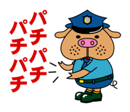 COSPLAY TON_CHAN [THE POLICEMAN] sticker #1565862