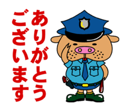 COSPLAY TON_CHAN [THE POLICEMAN] sticker #1565890