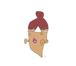 Crazy girl sticker #1565946