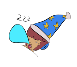 Crazy girl sticker #1565947