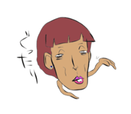 Crazy girl sticker #1565960