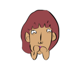 Crazy girl sticker #1565967