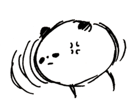 swarm of pandas sticker #1566050