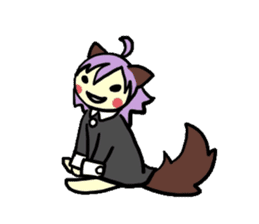 Wolf Girl sticker #1566496