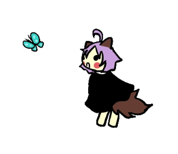 Wolf Girl sticker #1566524