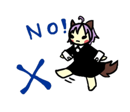 Wolf Girl sticker #1566526