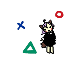 Wolf Girl sticker #1566527