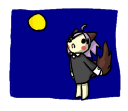 Wolf Girl sticker #1566533