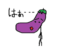 Eggplant-man sticker #1566578