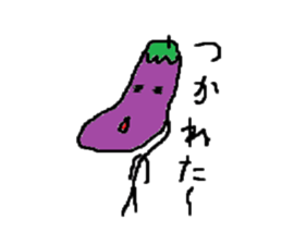 Eggplant-man sticker #1566584