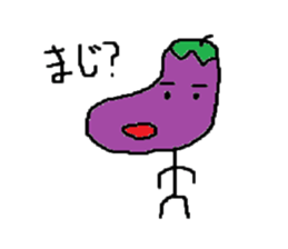 Eggplant-man sticker #1566586