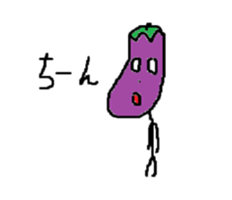 Eggplant-man sticker #1566591