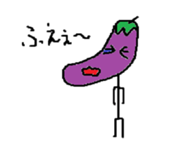 Eggplant-man sticker #1566593
