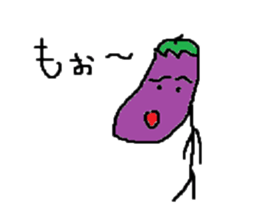 Eggplant-man sticker #1566594