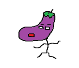 Eggplant-man sticker #1566604