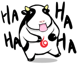 round Cattle sticker #1566934