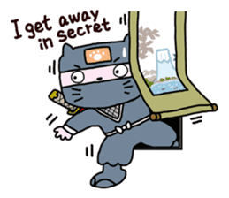 Cat of the ninja(English version) sticker #1566939