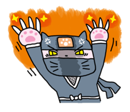 Cat of the ninja(English version) sticker #1566941
