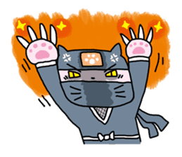 Cat of the ninja(English version) sticker #1566941