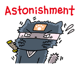 Cat of the ninja(English version) sticker #1566942