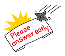 Cat of the ninja(English version) sticker #1566948