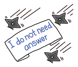 Cat of the ninja(English version) sticker #1566949