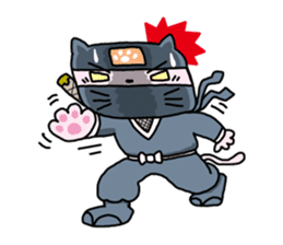 Cat of the ninja(English version) sticker #1566950