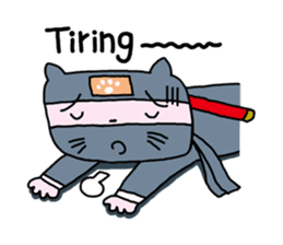 Cat of the ninja(English version) sticker #1566951