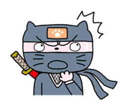 Cat of the ninja(English version) sticker #1566952