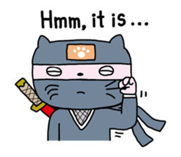 Cat of the ninja(English version) sticker #1566953